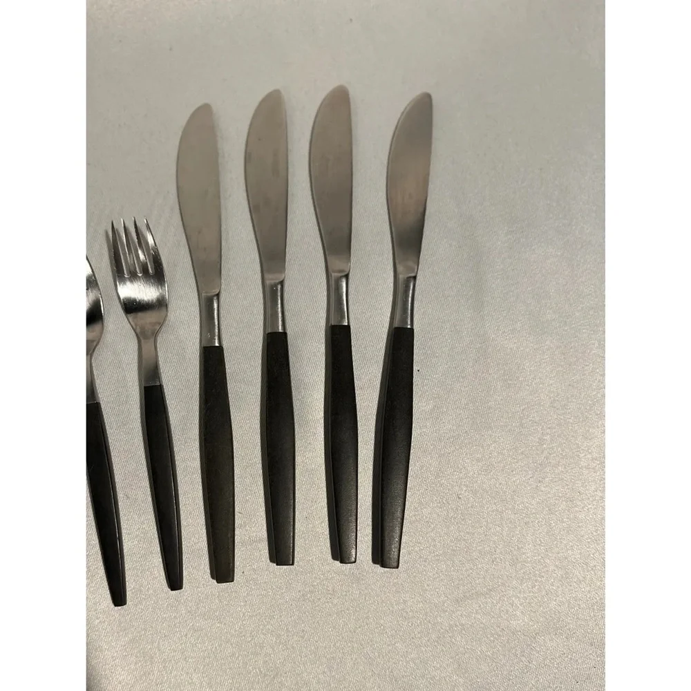 Danish Modern Flatware Set Stainless Steel Service for 4 Mid-Century Modern